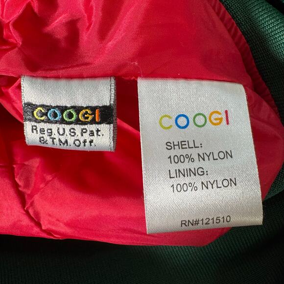 Coogi Women's L Red Nylon Embroidered Bomber Jacket Streetwear 90s - Picture 5 of 7